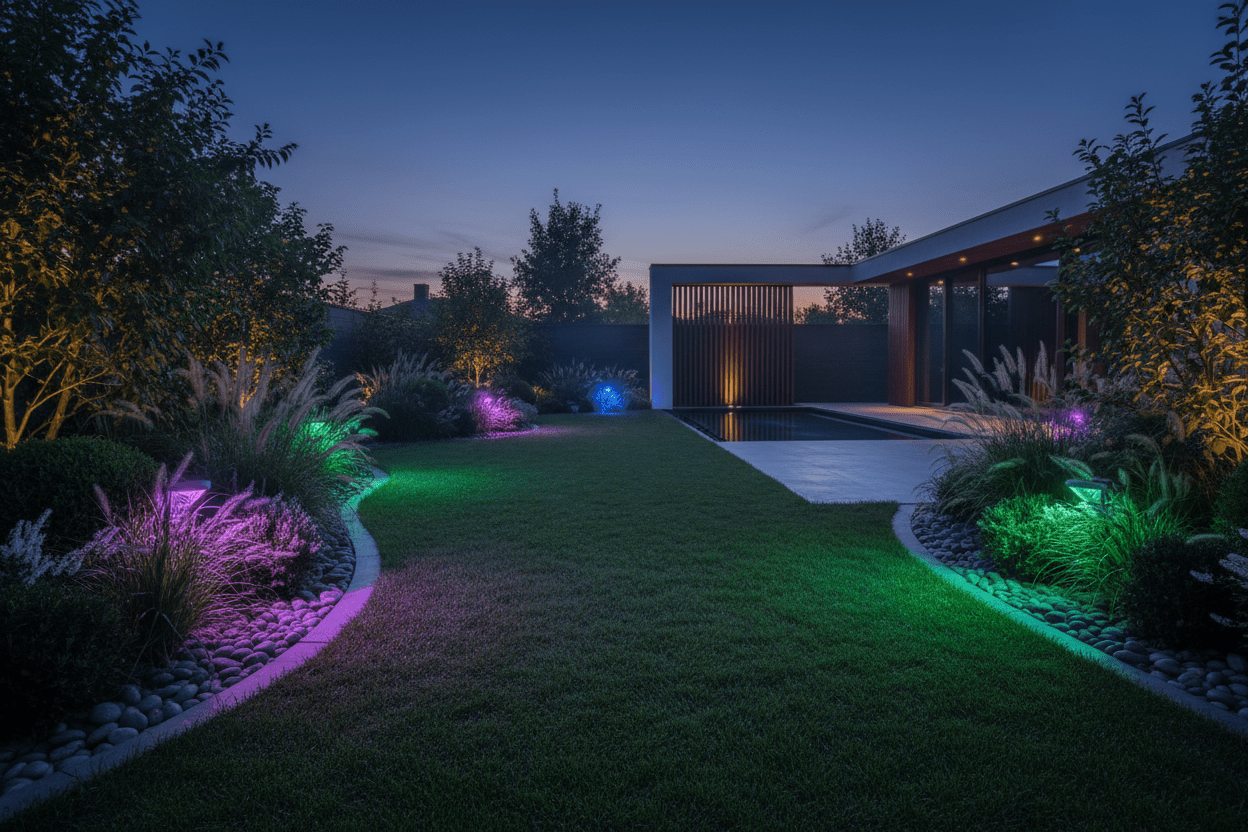 color-changing lights - CE GARDEN