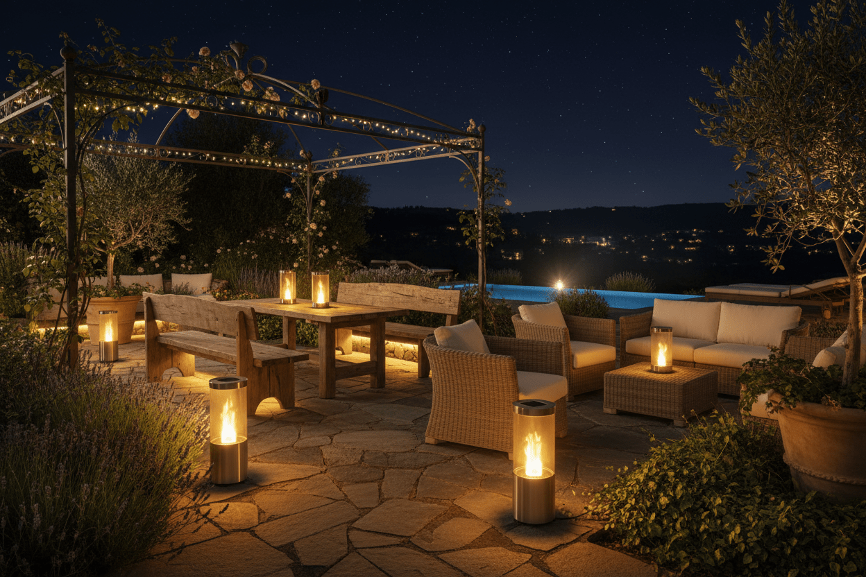 flame lights - CE GARDEN