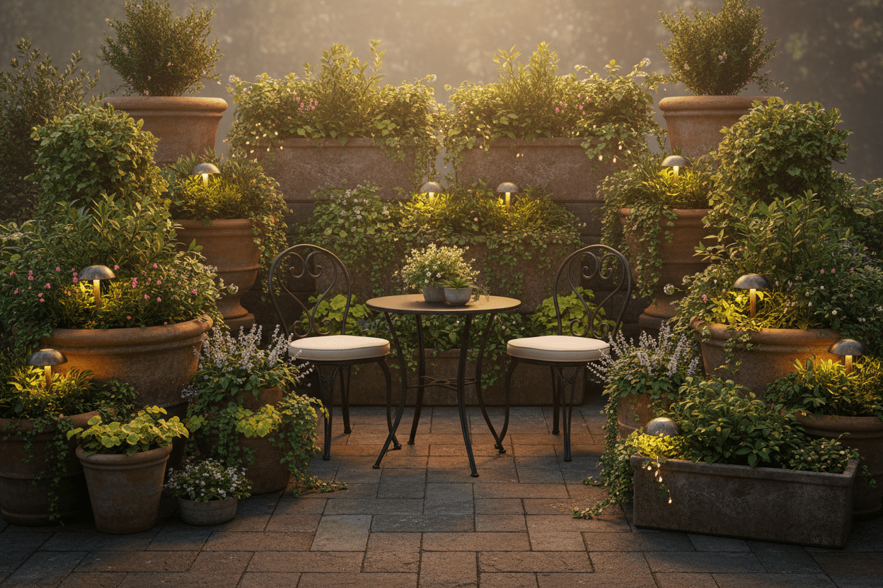 Flower Pot Light - CE GARDEN