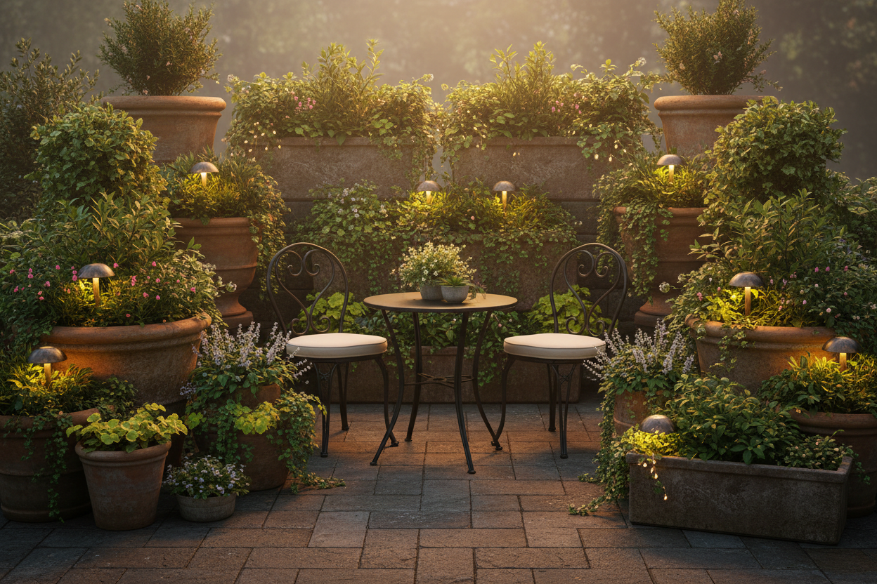 Flower Pot Light