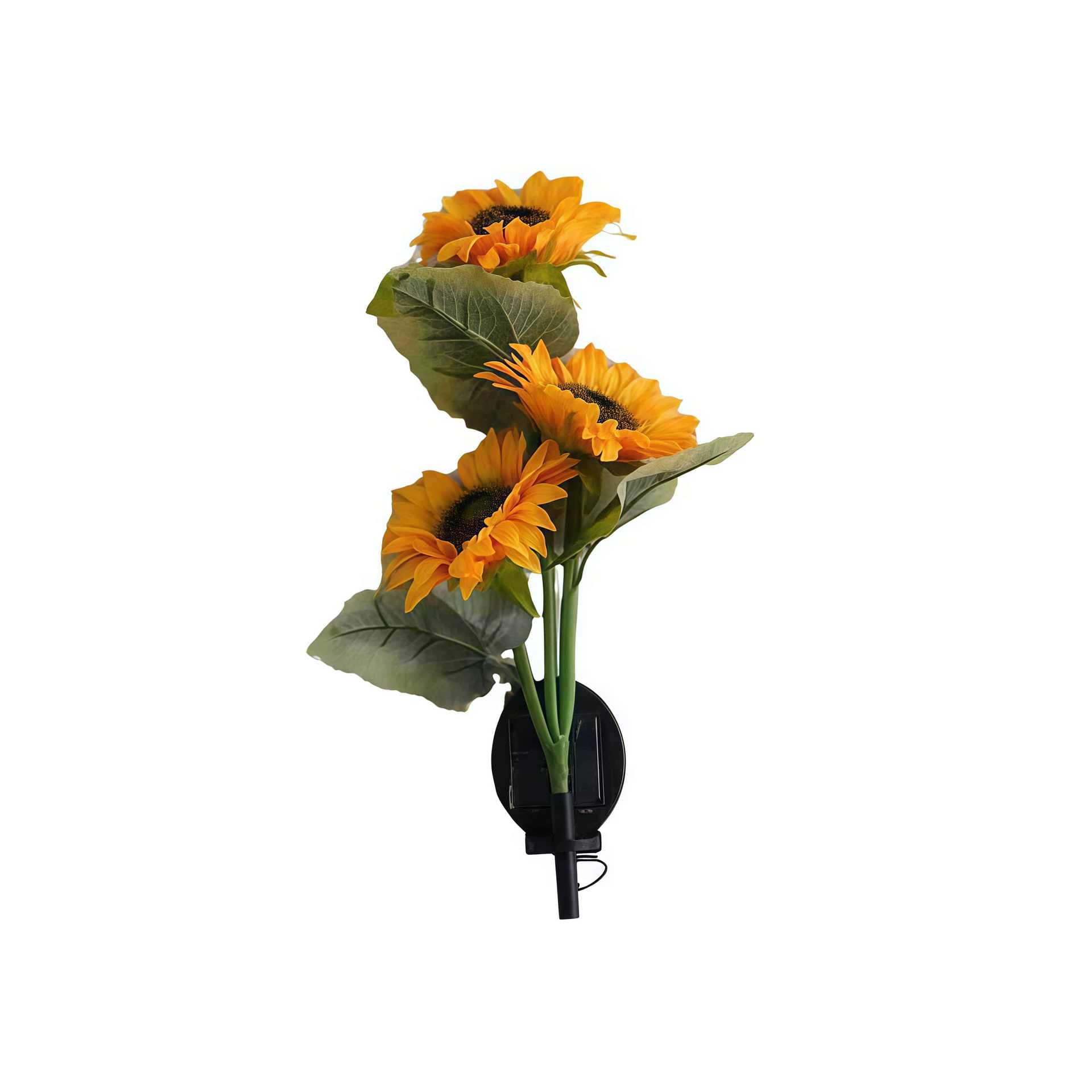 CEGarden artificial solar sunflower garden lights outdoor stake lights
