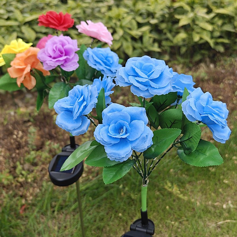 CEgarden Artificial Solar Rose Lights - CE GARDEN