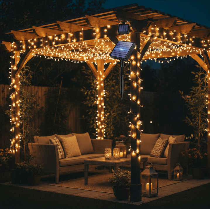 CEgarden Solar String Lights Outdoor – Waterproof Garden Fairy Lights (5M/12M) - CE GARDEN