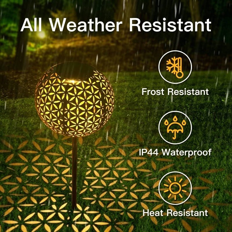 Outdoor Metal Solar Decorative Lights - CE GARDEN