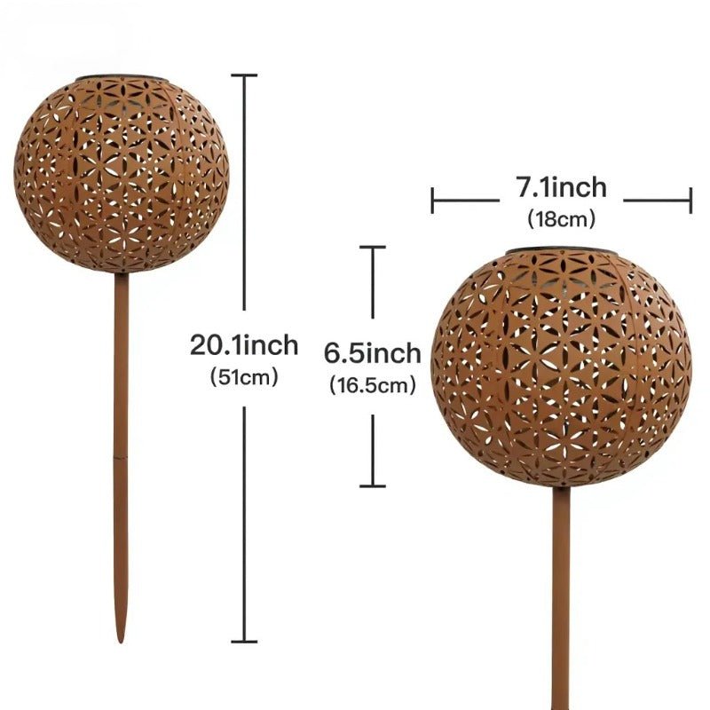 Outdoor Metal Solar Decorative Lights - CE GARDEN