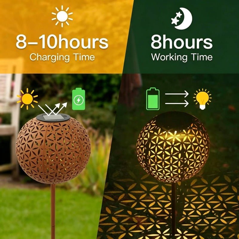 Outdoor Metal Solar Decorative Lights - CE GARDEN