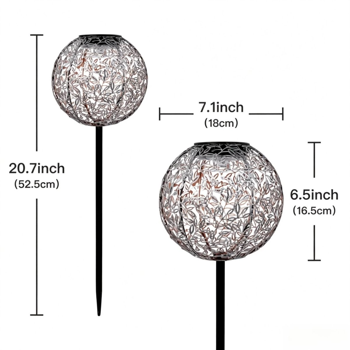 Outdoor Metal Solar Decorative Lights - CE GARDEN