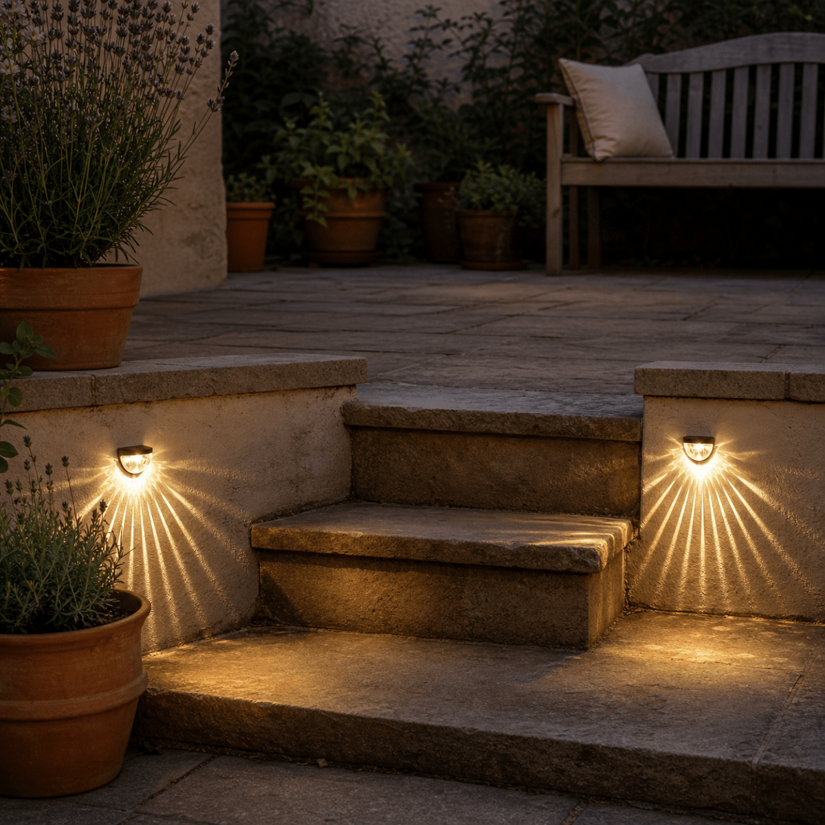 Solar Wall Light Fence Light - CE GARDEN