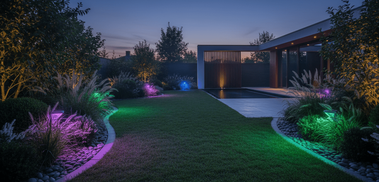 color-changing lights - CE GARDEN