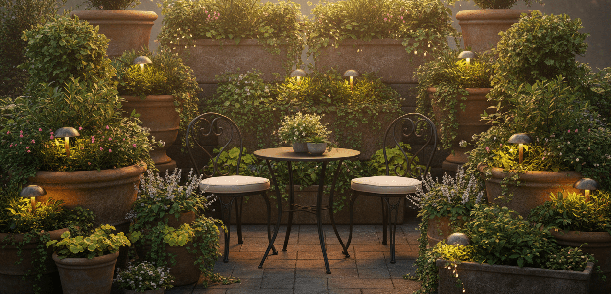 Flower Pot Light - CE GARDEN