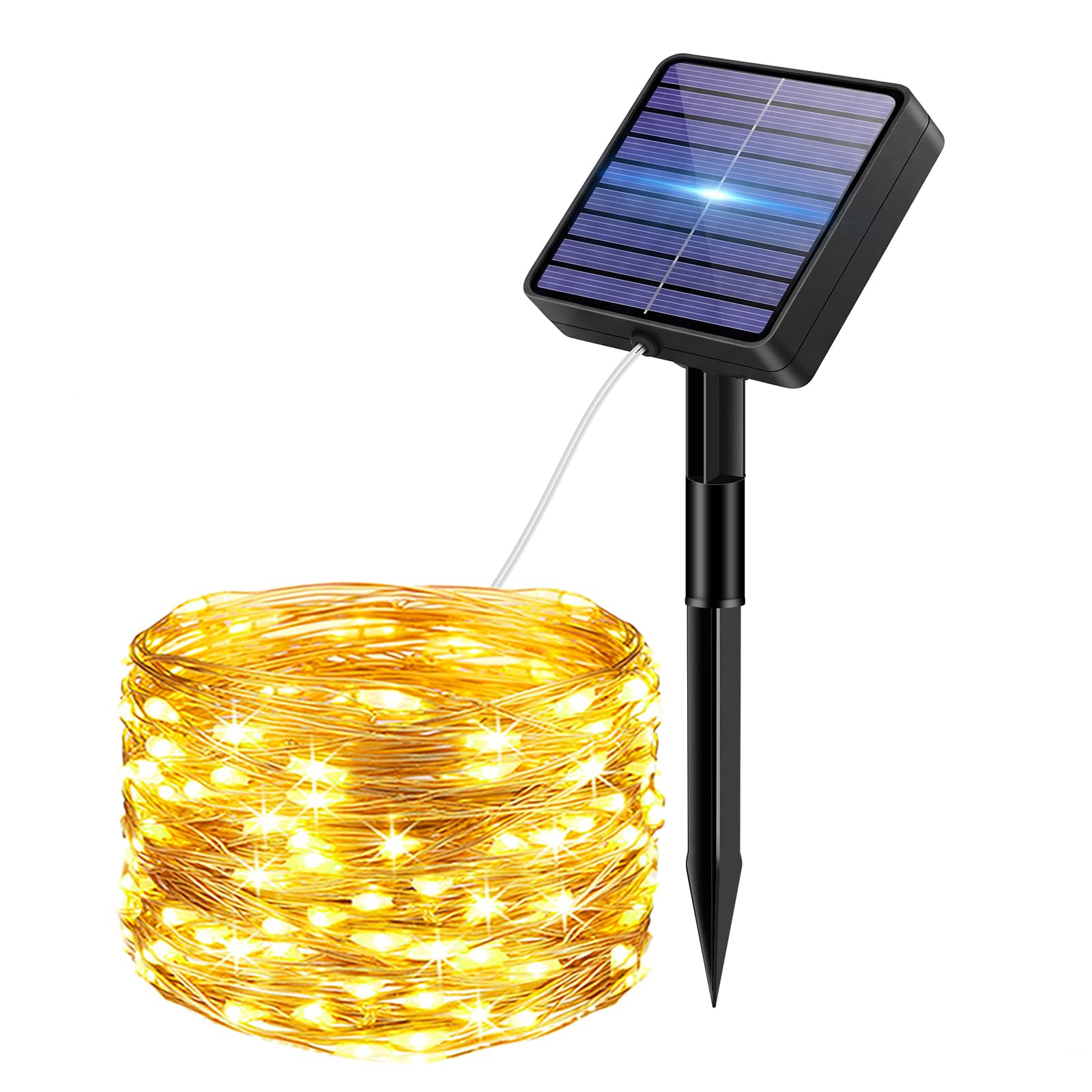 CEGarden solar outdoor string lights waterproof garden fairy lights