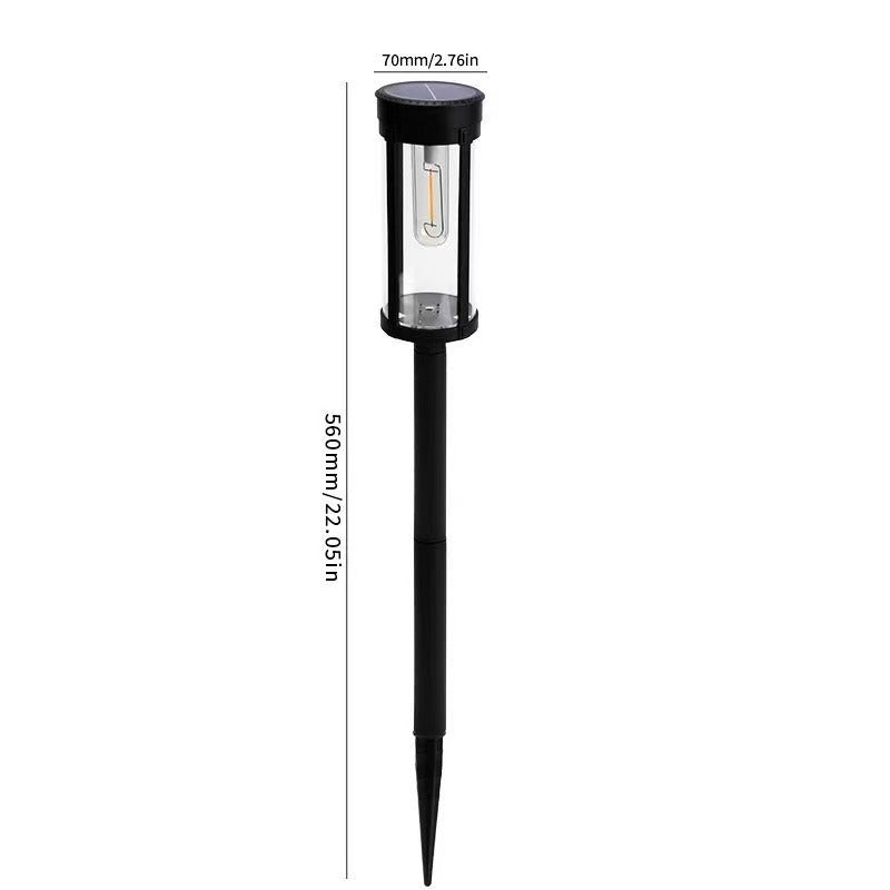 CEGarden solar filament trail lights waterproof outdoor garden stake lights 6 pack