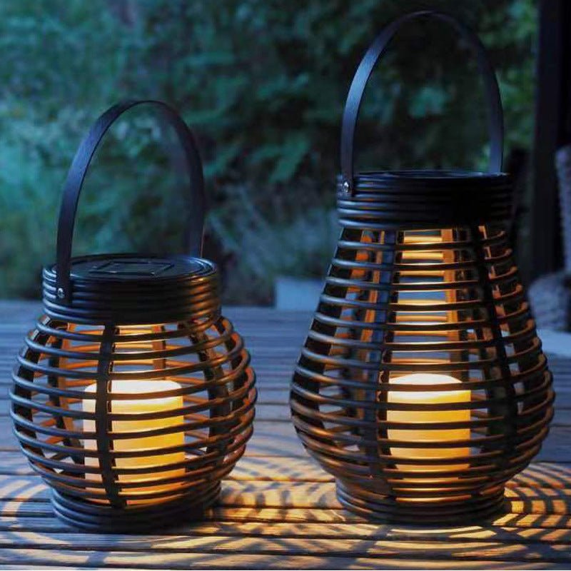 Antique Solar Hanging Lights for Outdoor Courtyards & Gardens - CE GARDEN