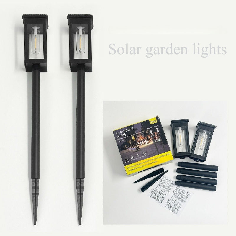 CEGarden solar filament trail lights waterproof outdoor garden stake lights 6 pack