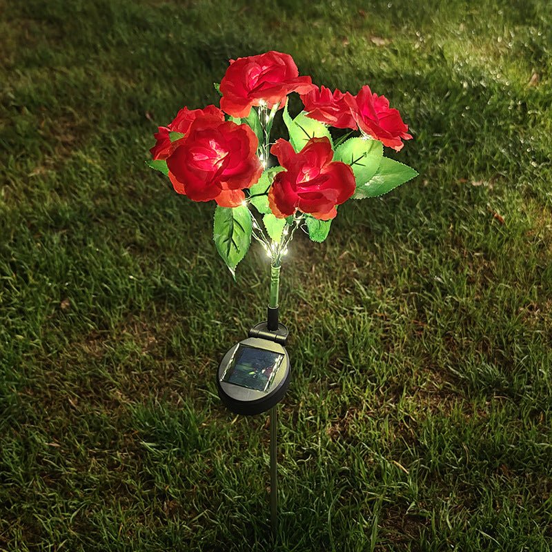 CEgarden Artificial Solar Rose Lights - CE GARDEN
