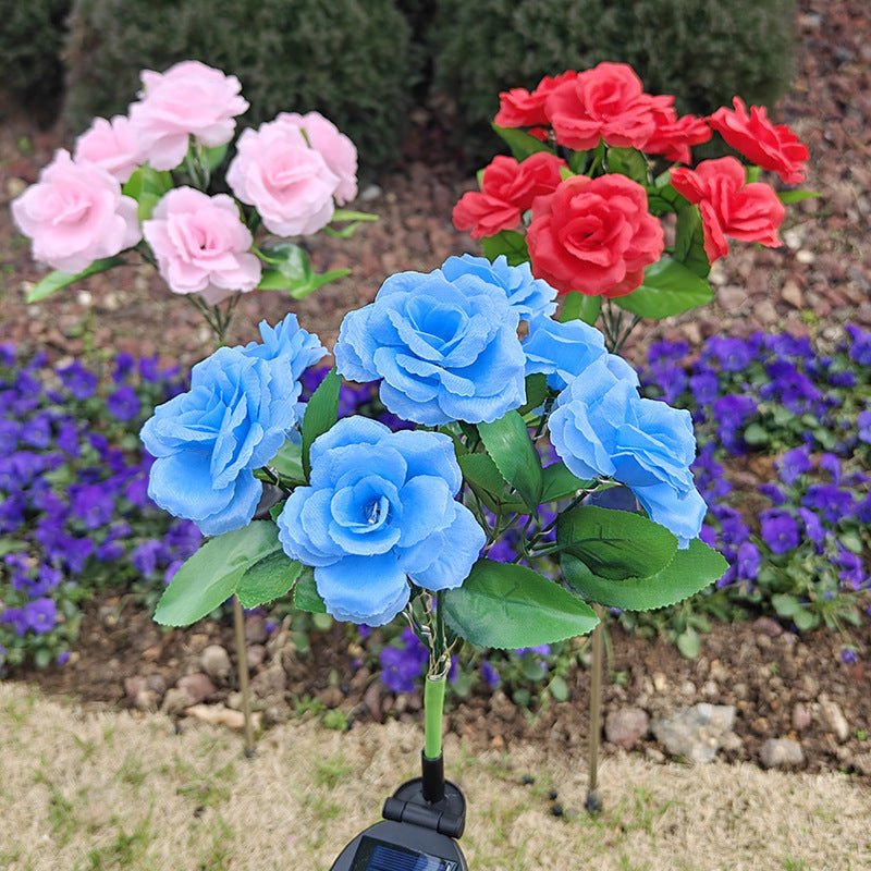 CEgarden Artificial Solar Rose Lights - CE GARDEN