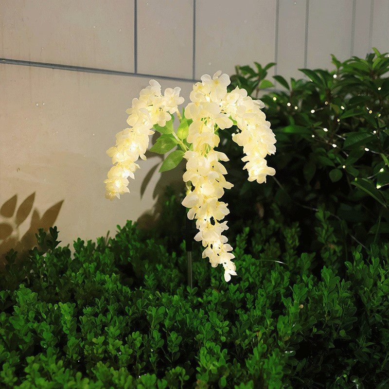 CEgarden Garden Solar Artificial Wisteria Lantern Lights - CE GARDEN
