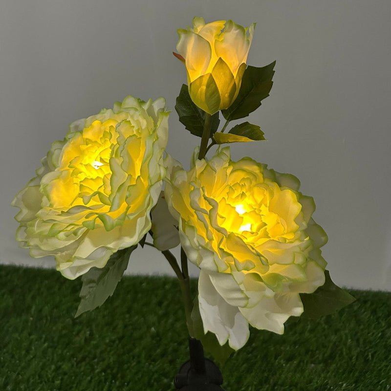 CEgarden Solar Artificial Flower Courtyard Garden Lights - CE GARDEN
