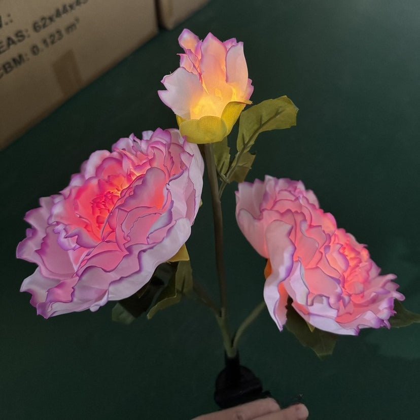 CEgarden Solar Artificial Flower Courtyard Garden Lights - CE GARDEN