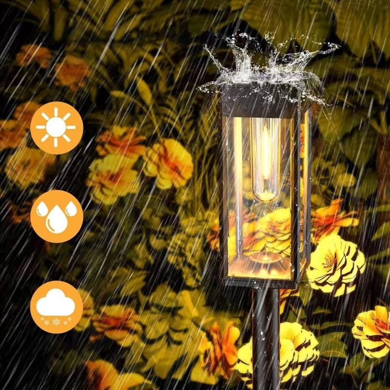 CEgarden Solar Filament Trail Lights – Waterproof Outdoor Garden Stake Lights (6 Pack) - CE GARDEN