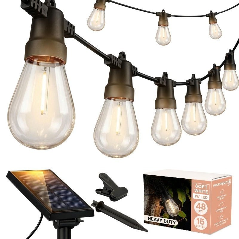 CEgarden Solar Powered Outdoor String Lights - CE GARDEN
