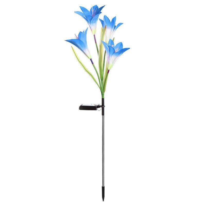 Lily Solar Garden Lights Outdoor Waterproof LED Decorative Stake Lights - CE GARDEN
