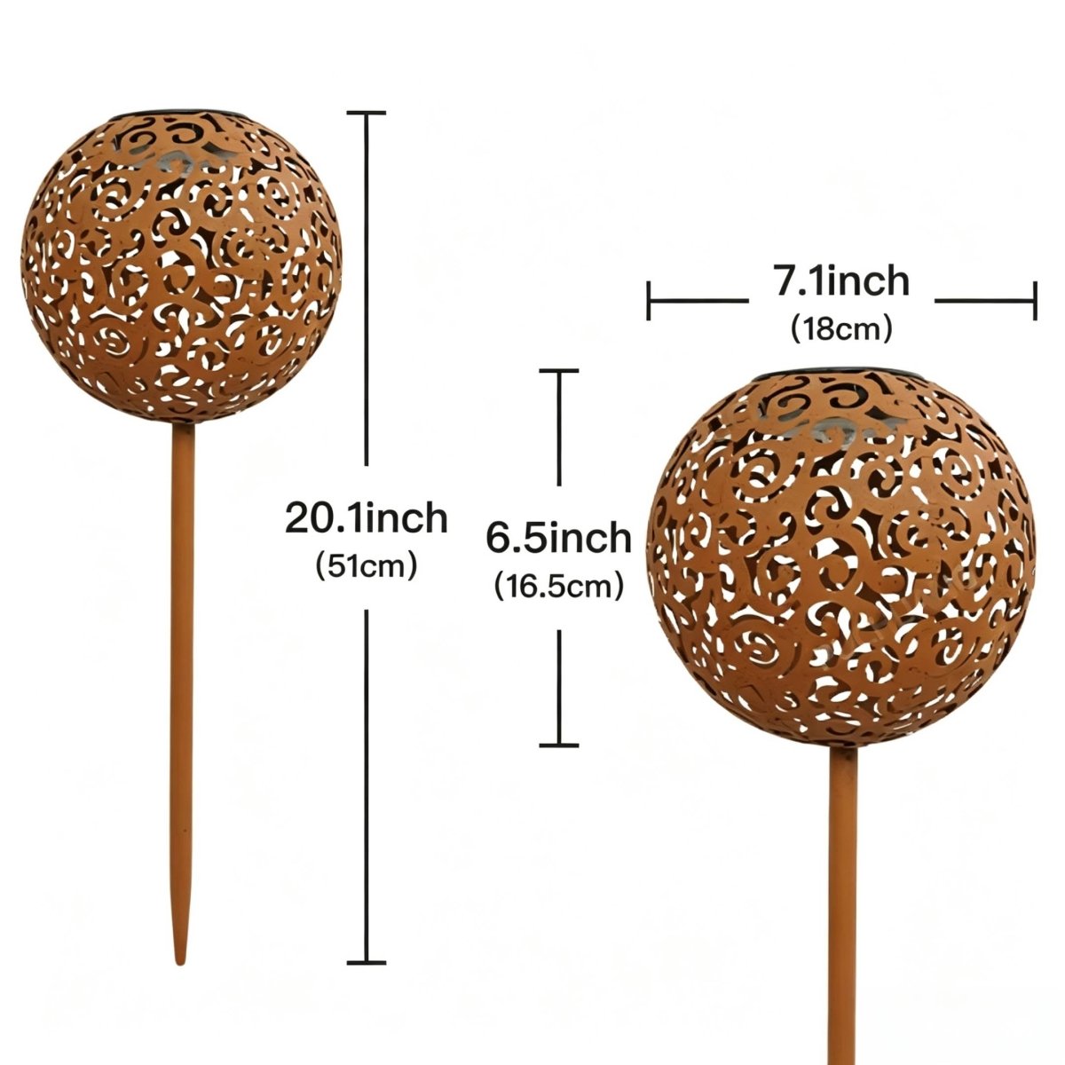 Outdoor Metal Solar Decorative Lights - CE GARDEN