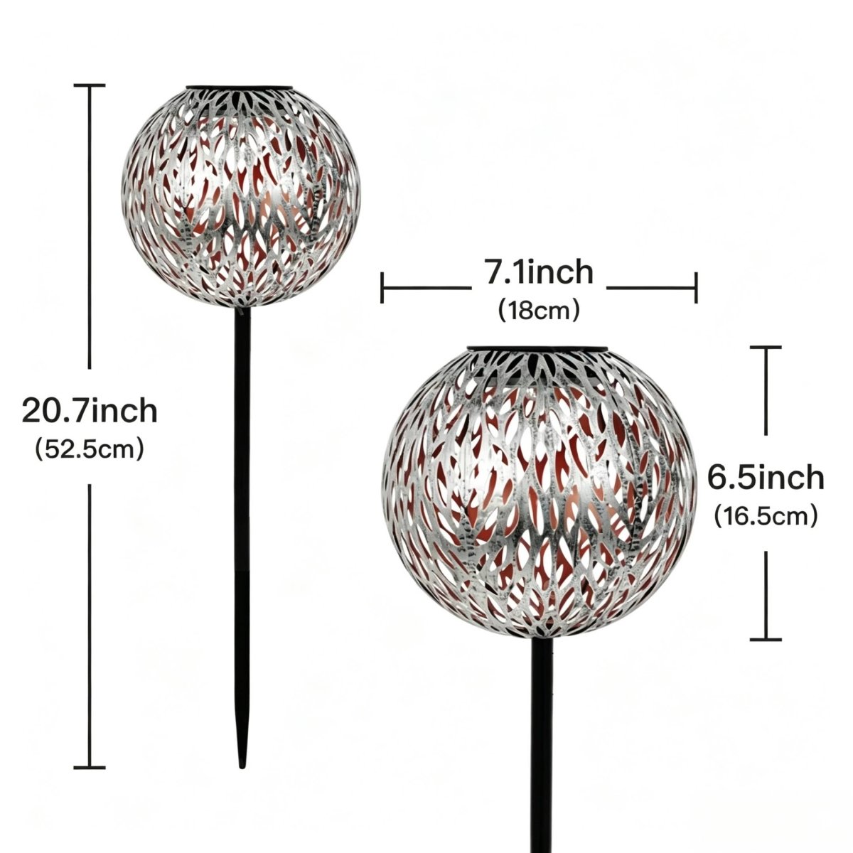 Outdoor Metal Solar Decorative Lights - CE GARDEN