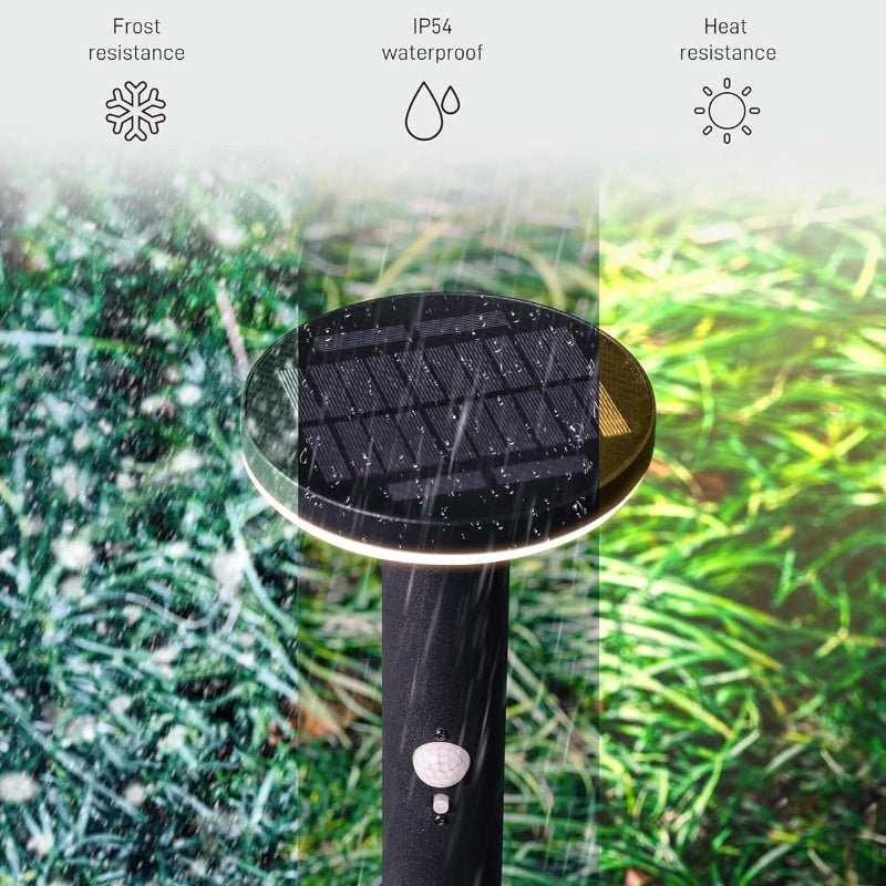 Solar Pathway Lights Outdoor – Motion Sensor Landscape Lights (2 Pack) - CE GARDEN